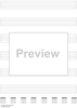 Manuscript Paper - Guitar Tab, 6 Staff