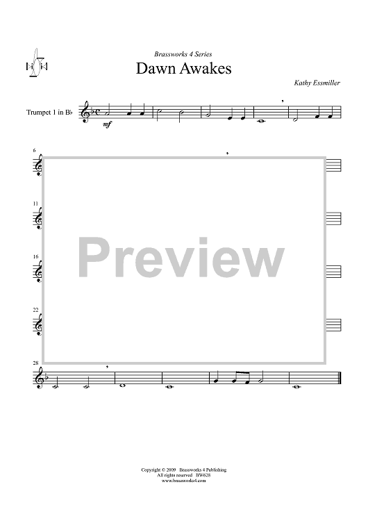 Dawn Awakes - Trumpet 1 in B-flat