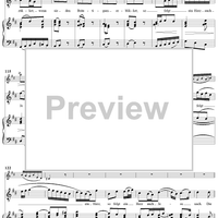 "Die Liebe zieht mit sanften Schritten", Aria, No. 2 from Cantata No. 36/1: "Schwingt freudig euch empor" - Piano Score