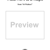 Waltz No. 1 in B Major