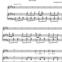 La Donna è Mobile from Rigoletto