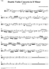 Double Violin Concerto - Viola