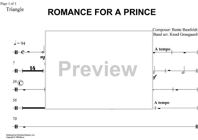 Romance for a Prince - Triangle