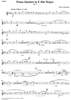 Piano Quintet in E-flat Major - Violin 1