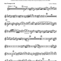 Capriccio For Trumpet and Tuba - Solo Trumpet in Bb