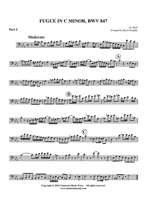 Fugue in c minor, BWV 847 - Part 2