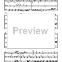 Serenade for Cello Quartet - Score