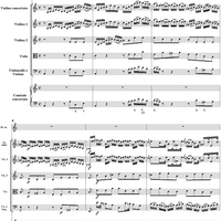 Triple Concerto in A minor, Movement 1 (BWV1044) - Score