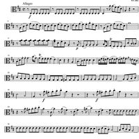 Quartet D Major KV285 - Viola