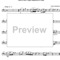 Litanei auf das Fest Allerseelen D343 - Cello