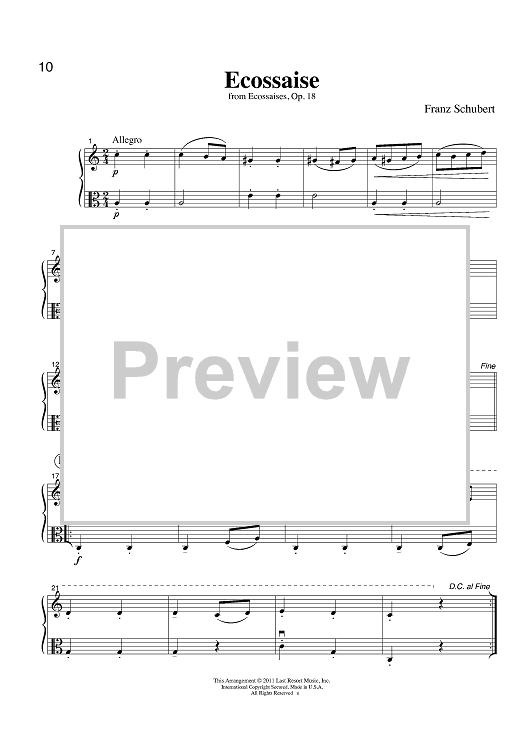 Ecossaise - from Ecossaises, Op. 18