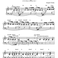 Tango - de Tres Danzas Andaluzas, Op. 8 - Keyboard or Guitar