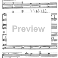 Meditation on the melody of Gagaku "Kotoriso" - Score