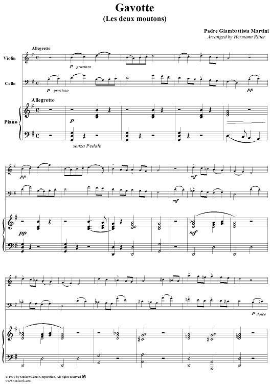 Gavotte (Les deux moutons)