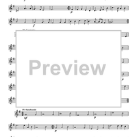 Fünffstimmigter blasender Music - B-flat Trumpet 2