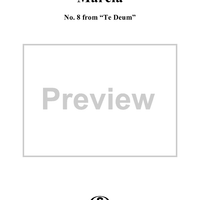 "Marcia", from "Te Deum" (Op. 22, H118)