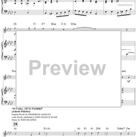 Carol Medley (Hark! the Herald Angels Sing/O Come, All Ye Faithful/The First Noel) - Piano Accompaniment