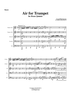 Air for Trumpet - Score