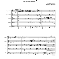 Air for Trumpet - Score