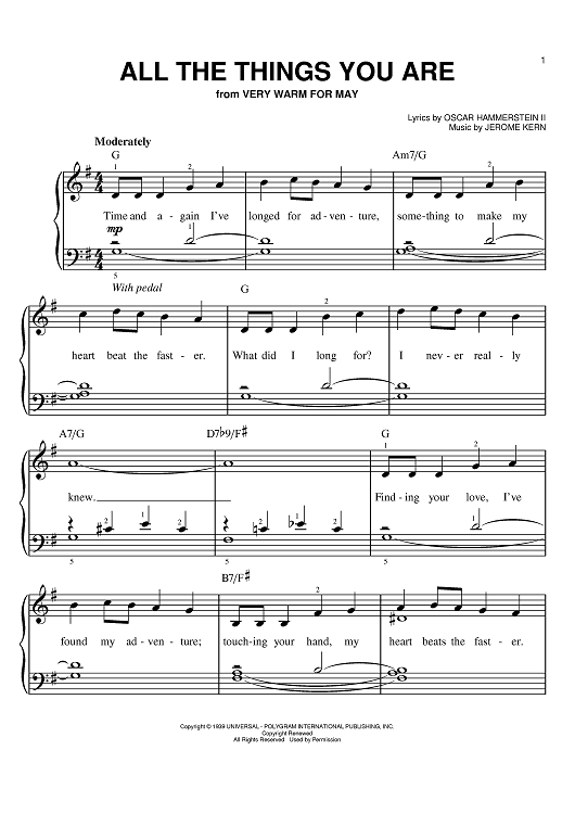 All The Things You Are