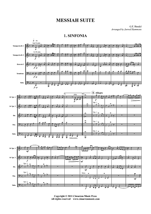 Messiah Suite - Score