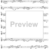 "Domine Deus", Duet from Mass in G Major, BWV236 - Violin