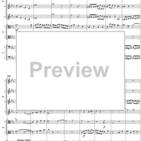 String Octet, Op. 20, Movement 4 - Score