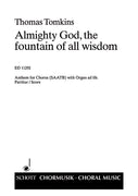 Almighty god, the fountain - Score