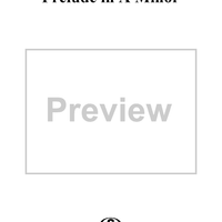 Prelude in A Minor