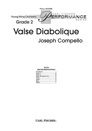 Valse Diabolique - Score Cover
