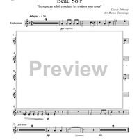 Beau Soir - Euphonium TC