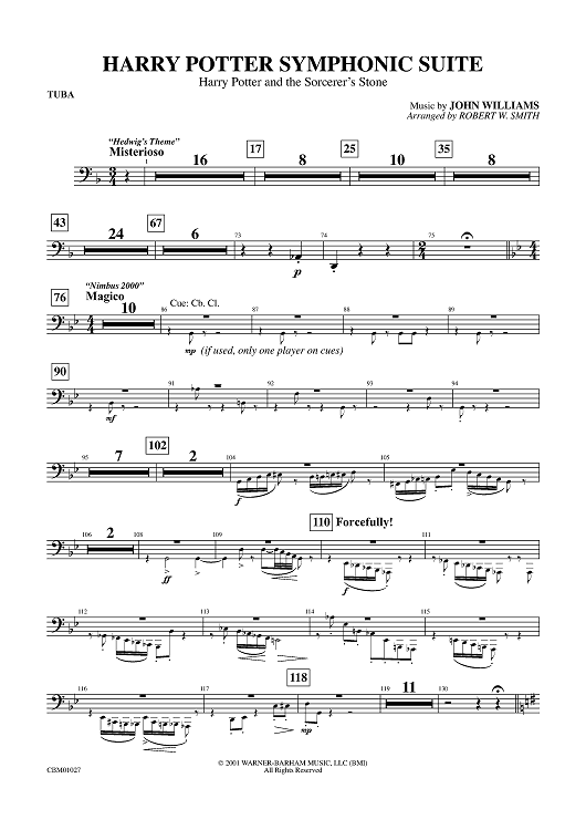 Harry Potter Symphonic Suite - Tuba