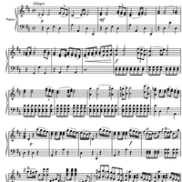 Concerto D Major Op. 1 - Score