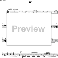 String Quartet No. 1 Op. 7 - Cello