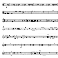 Final Galop from the Guard of Amager - B-flat Trumpet 3