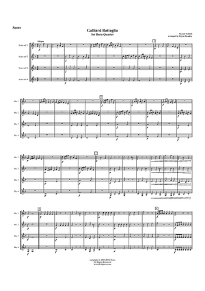 Galliard Battaglia - Score