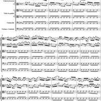 Brandenburg Concerto No. 6: Movement 1 - Score