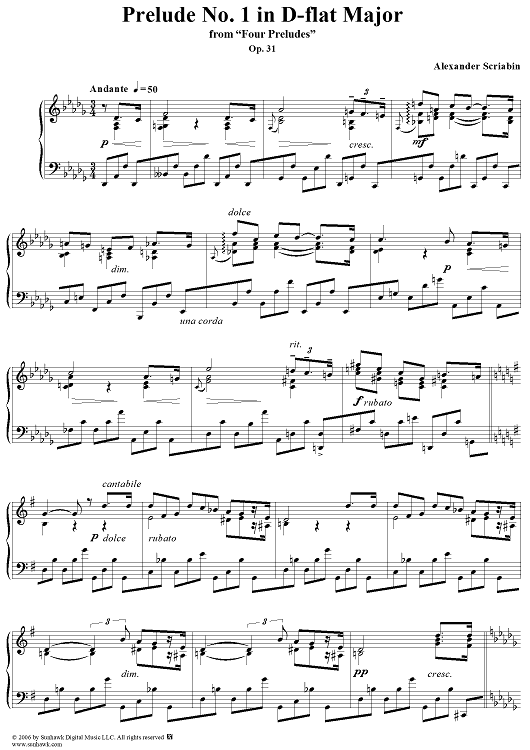 Prelude No. 1 in D-flat major