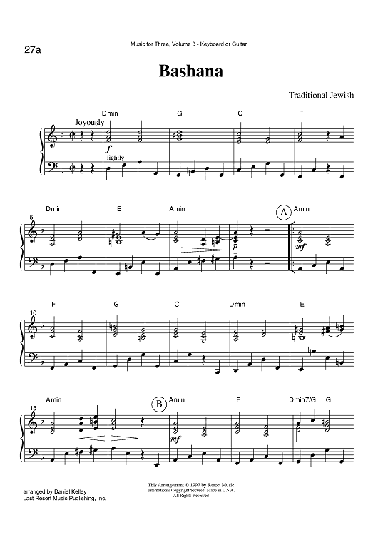 Bashana - Keyboard or Guitar