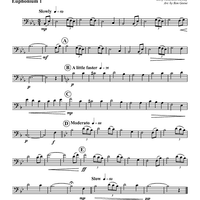 Amazing Grace - Euphonium 1 BC/TC