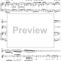 "Von der Welt verlang' ich nichts", Aria, No. 7 from Cantata No. 64: "Sehet, welch eine Liebe" - Piano Score