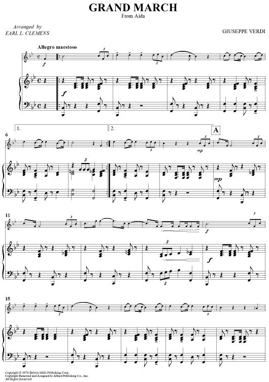 Grand March - from Aida