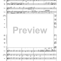 Adagio and Canzona from Ode for Saint Cecilia’s Day - Score