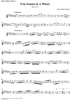 Trio Sonata in A Minor Op. 3, No. 6 - Flute/Violin/Oboe 1