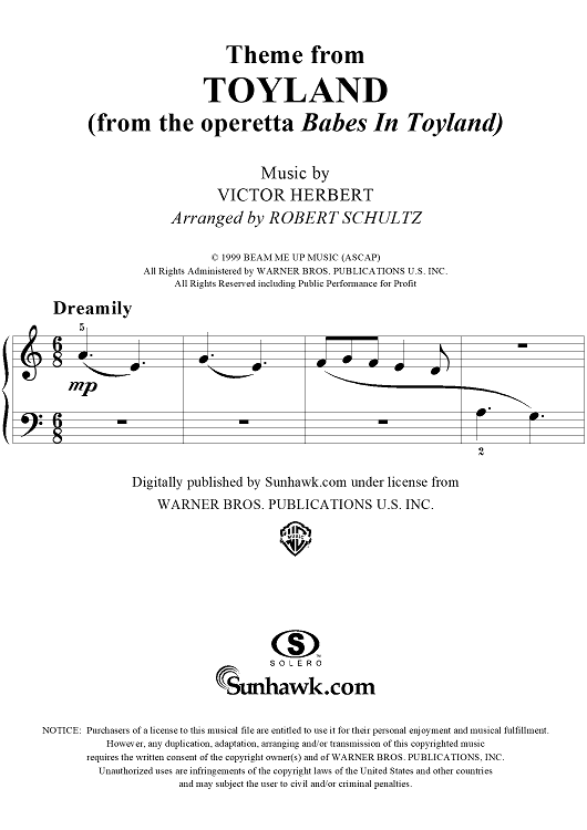 Toyland  (from the operetta "Babes In Toyland") (Theme)