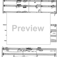 Quartet (Clarinet quartet) Op.26 - Score