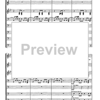 A Witness For My Lord - Score