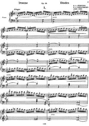 Etude Op.66 No. 1