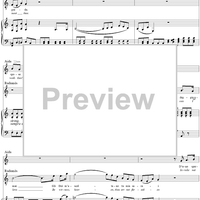 Duet, Scene - Finale III from "Aida", Act 3 - Score