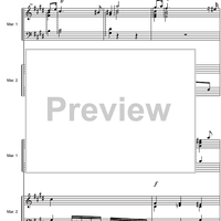 French Suite  6 E Major BWV 817 - Score